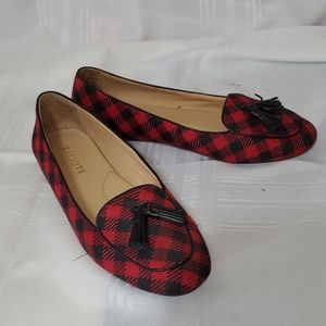 Talbot's plaid flats